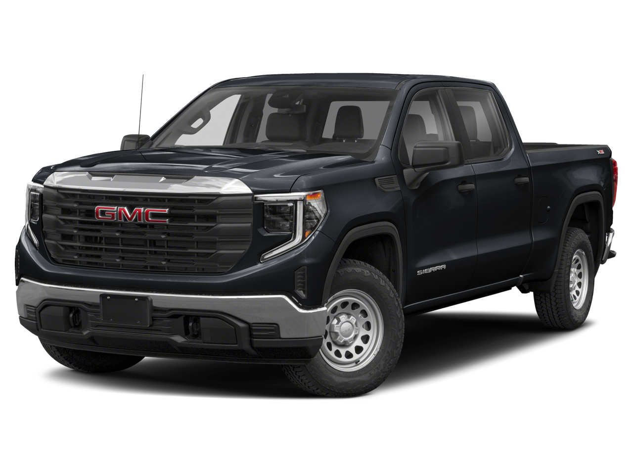 2024 GMC Sierra 1500 ELEVATION in Deep Bronze Metallic — front three-quarter view