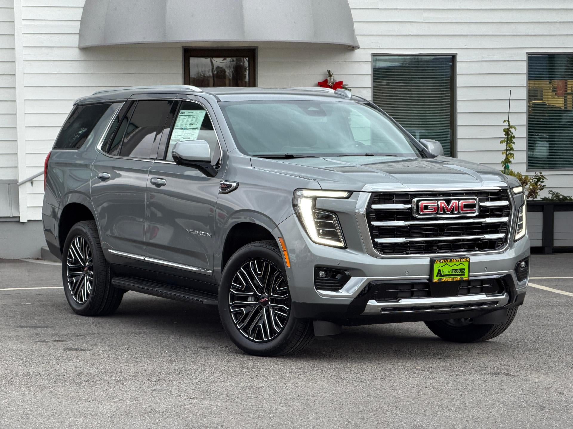 2026 GMC Yukon 4WD 4dr Elevation in Sterling Metallic — front three-quarter view