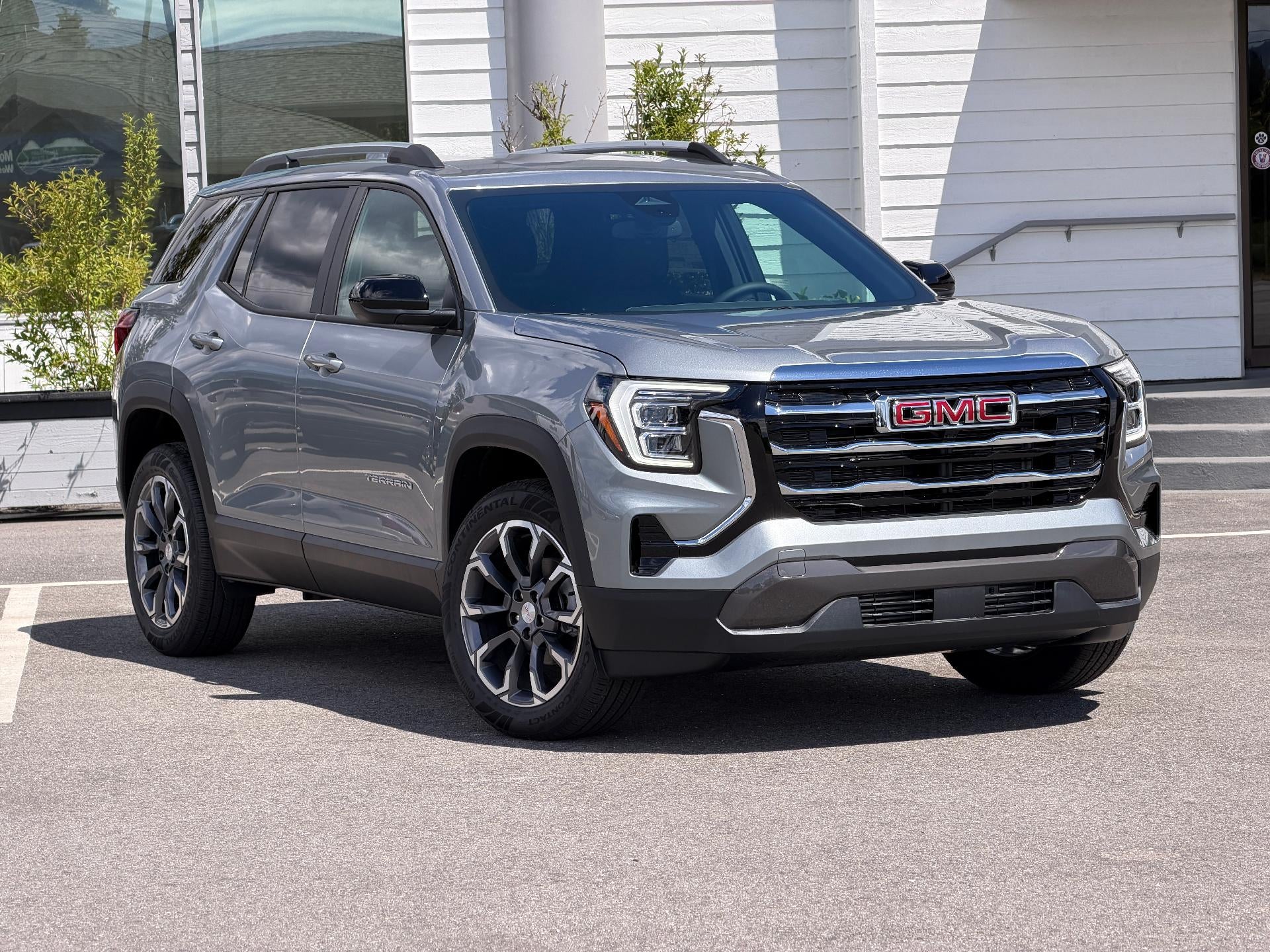 2026 GMC Terrain AWD 4dr Elevation in Sterling Metallic — front three-quarter view