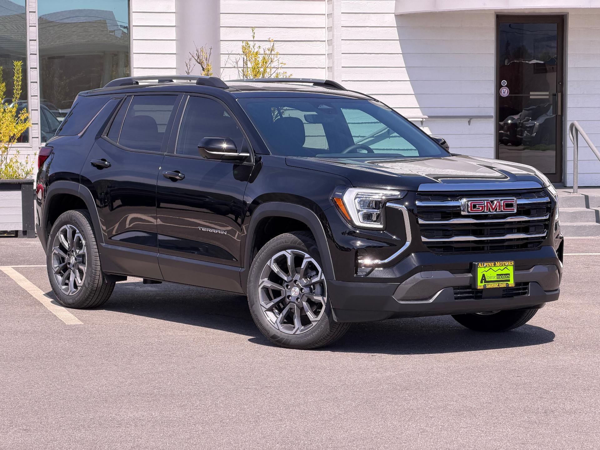 2026 GMC Terrain AWD 4dr Elevation in Ebony Twilight Metallic — front three-quarter view